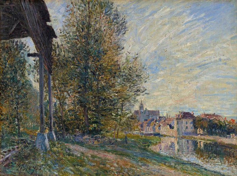 Dichtbij Moret-sur-Loing - Alfred Sisley