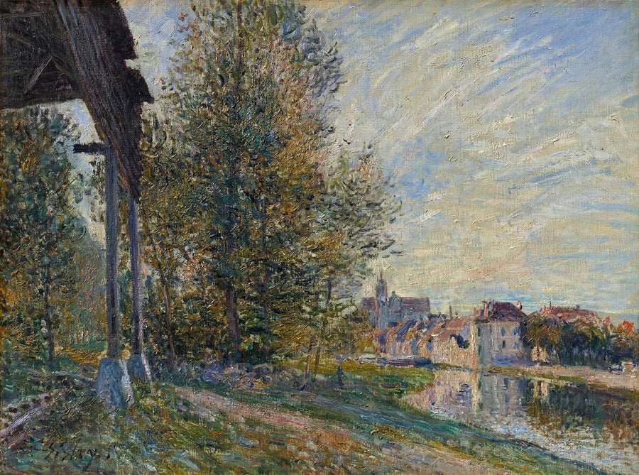 Dichtbij Moret-sur-Loing - Alfred Sisley