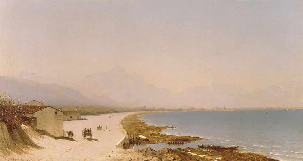 Près de Palerme - Sanford Robinson Gifford image 1 copie de tableau peinte à la main