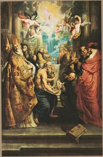 Werkelijke aanwezigheid in het Heilig Sacrament - Peter Paul Rubens