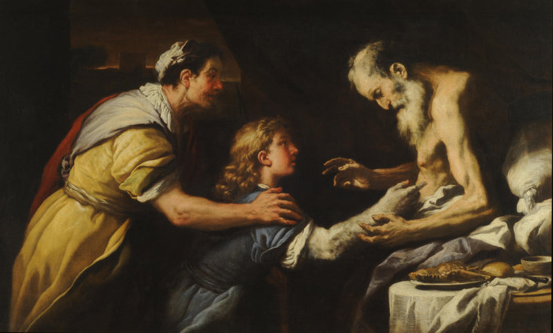Voorstelling van Jacob aan Isaac - Luca Giordano
