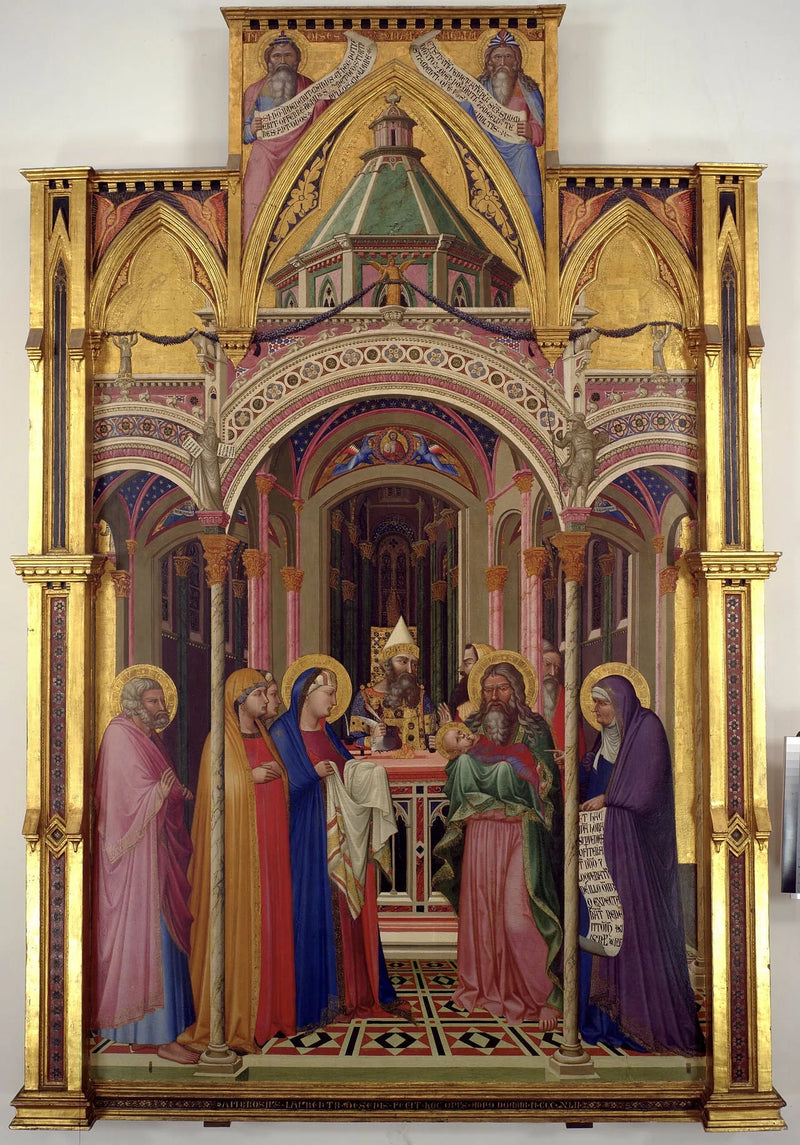 Presentatie van Jezus in de Tempel - Ambrogio Lorenzetti