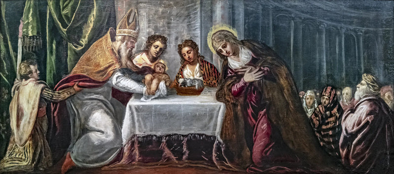 Presentatie van Jezus in de Tempel - Jacopo Tintoretto