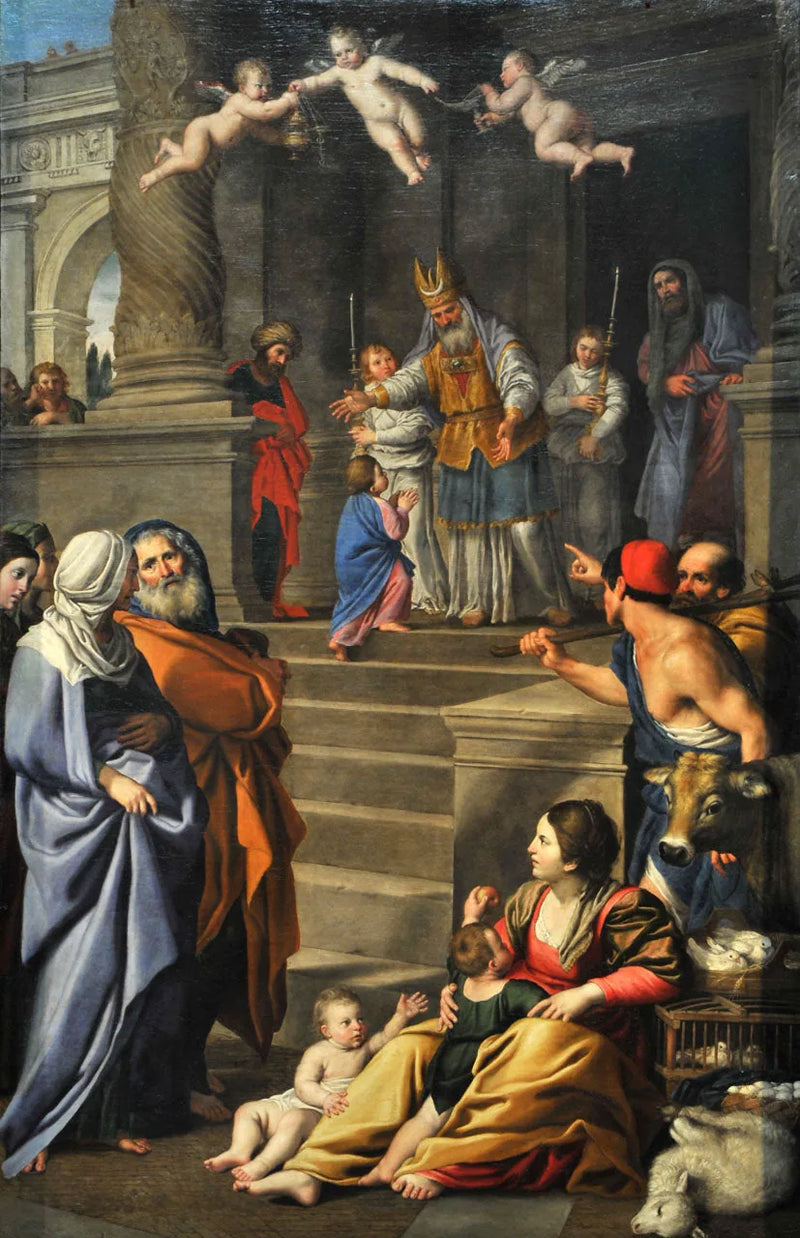 Presentatie van de Maagd Maria - Domenichino