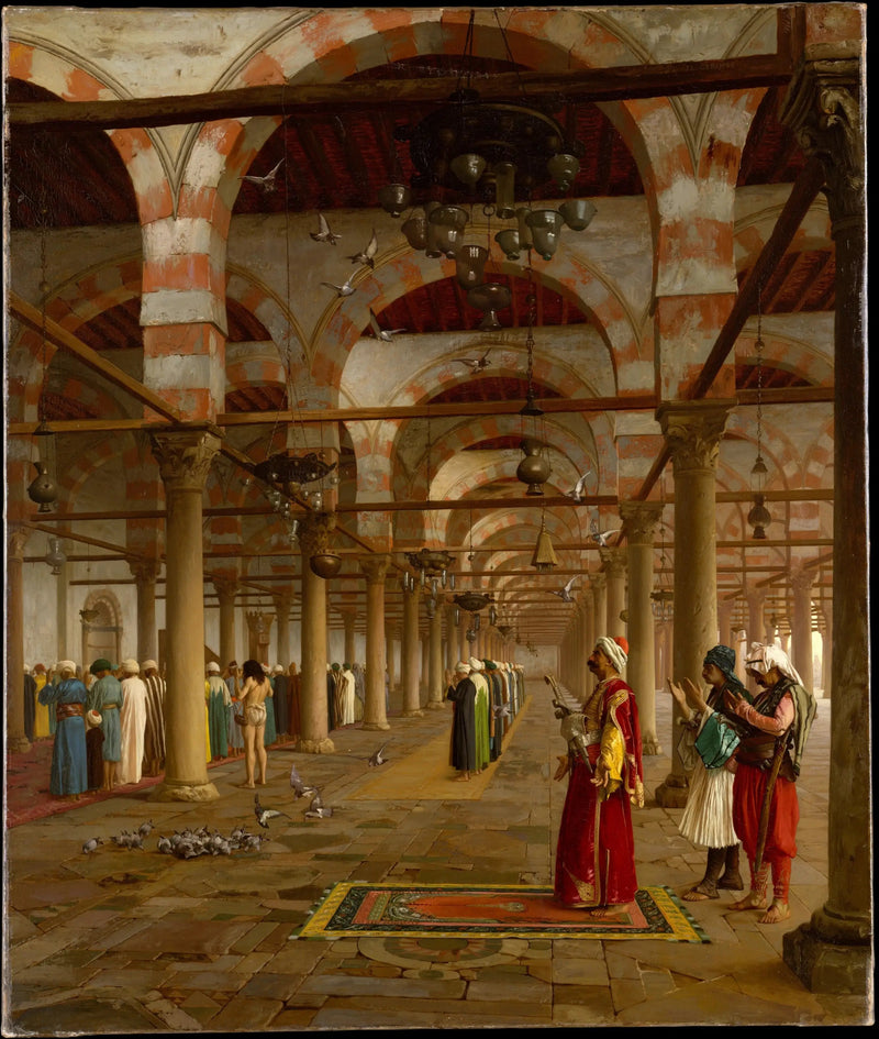 Gebed in de moskee - Jean-Léon Gérôme