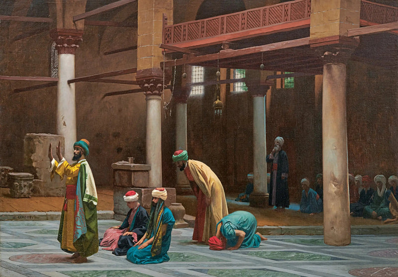 Gebed in de moskee - Jean-Léon Gérôme
