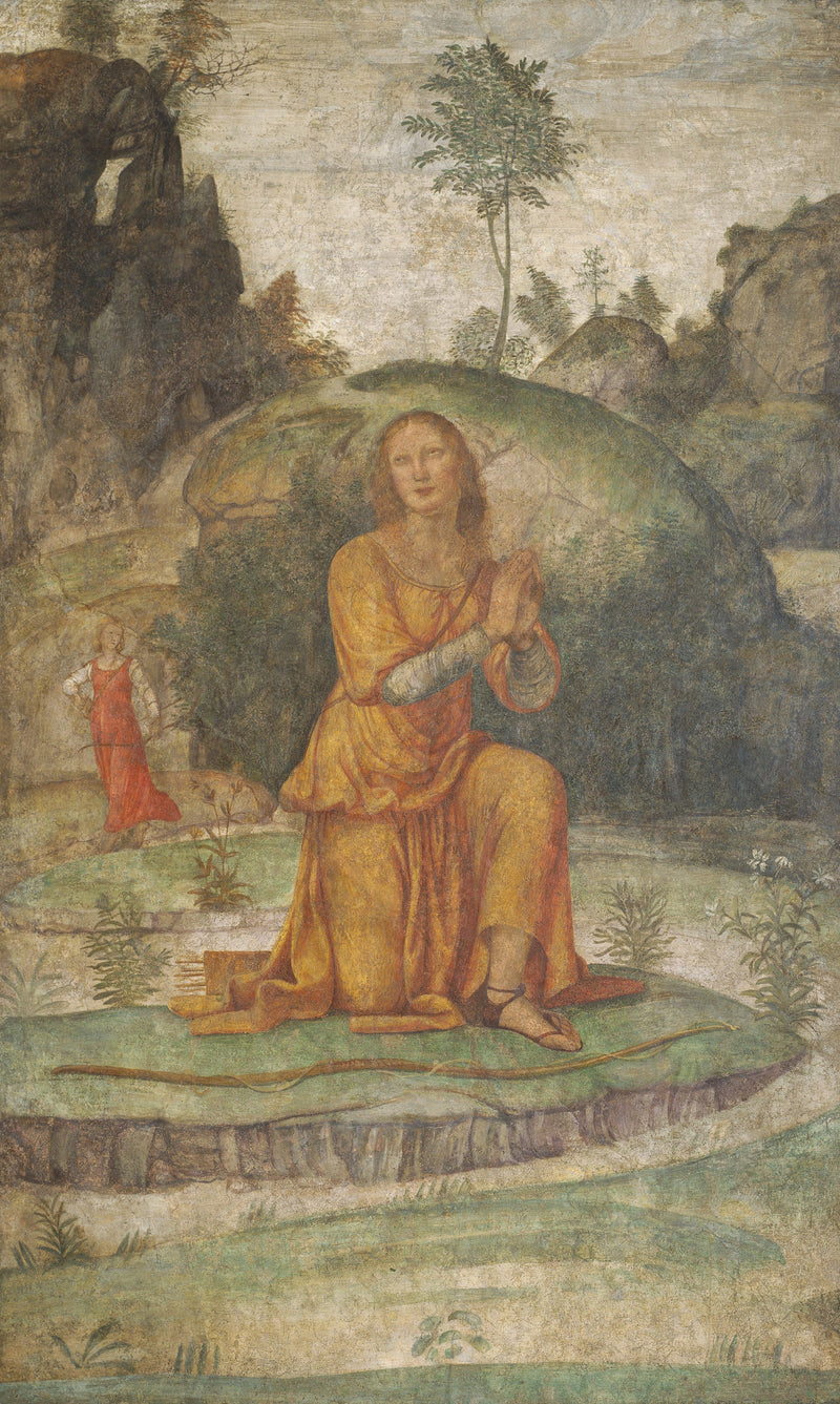 Bid van Procris aan Diane - Bernardino Luini