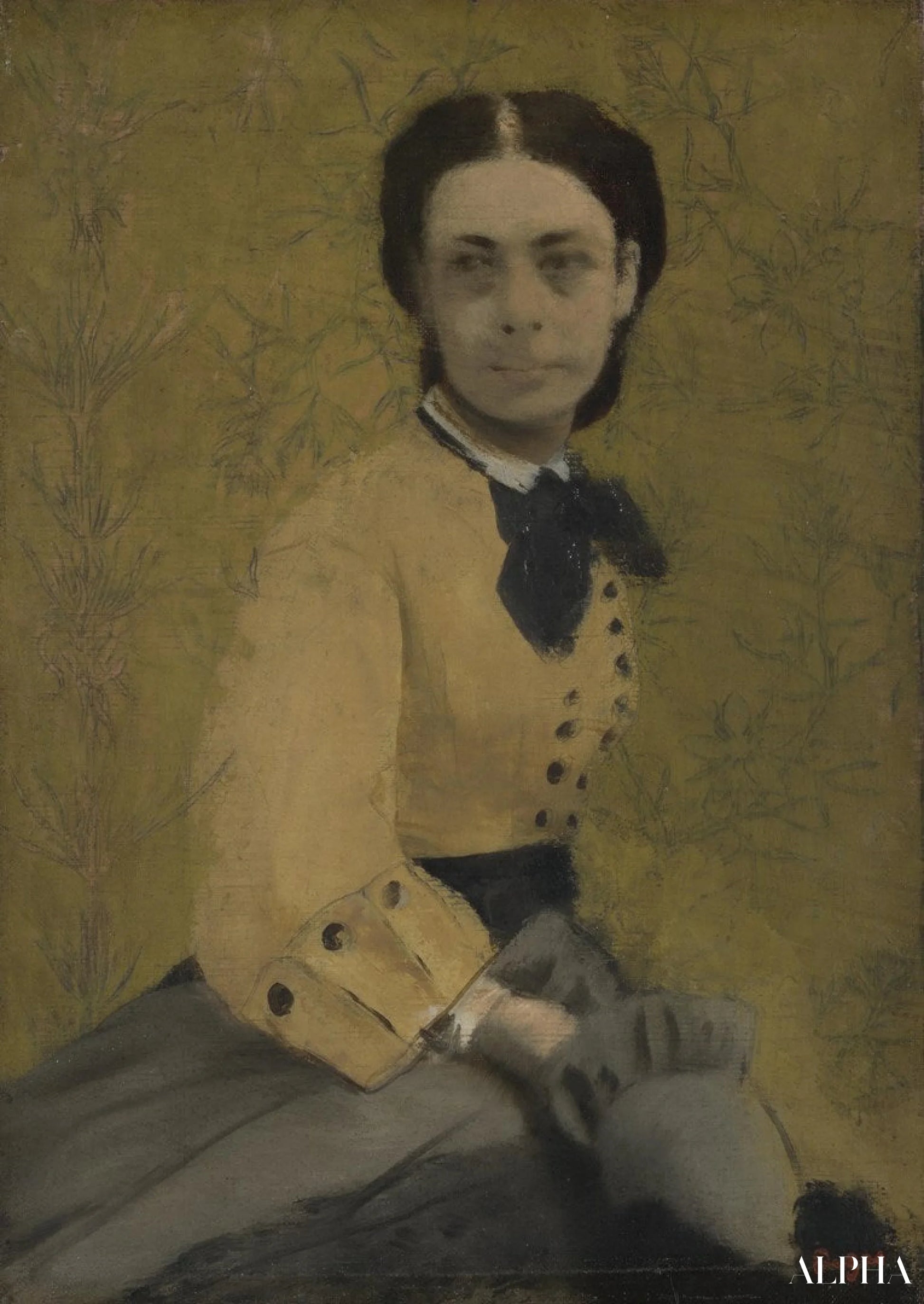 Prinses Pauline de Metternich - Edgar Degas - Reproducties van schilderijen en hoogwaardige schilderijen