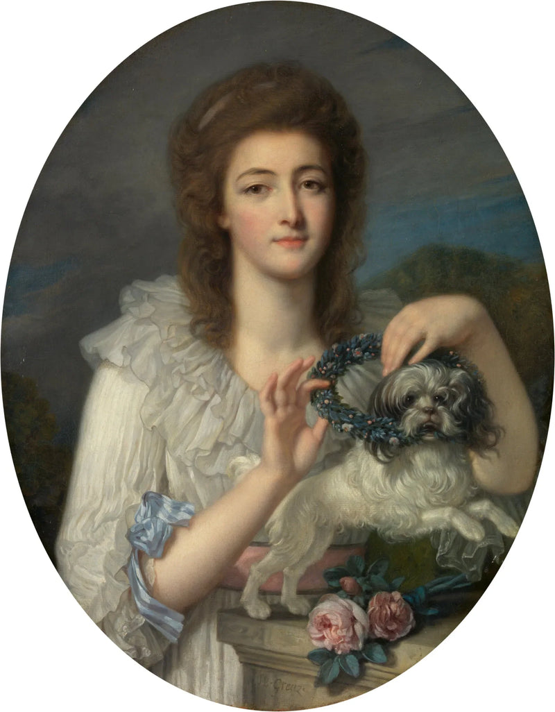 Prinses Varvara Nikolaïevna Gagarine (1762-1802) - Jean-Baptiste Greuze