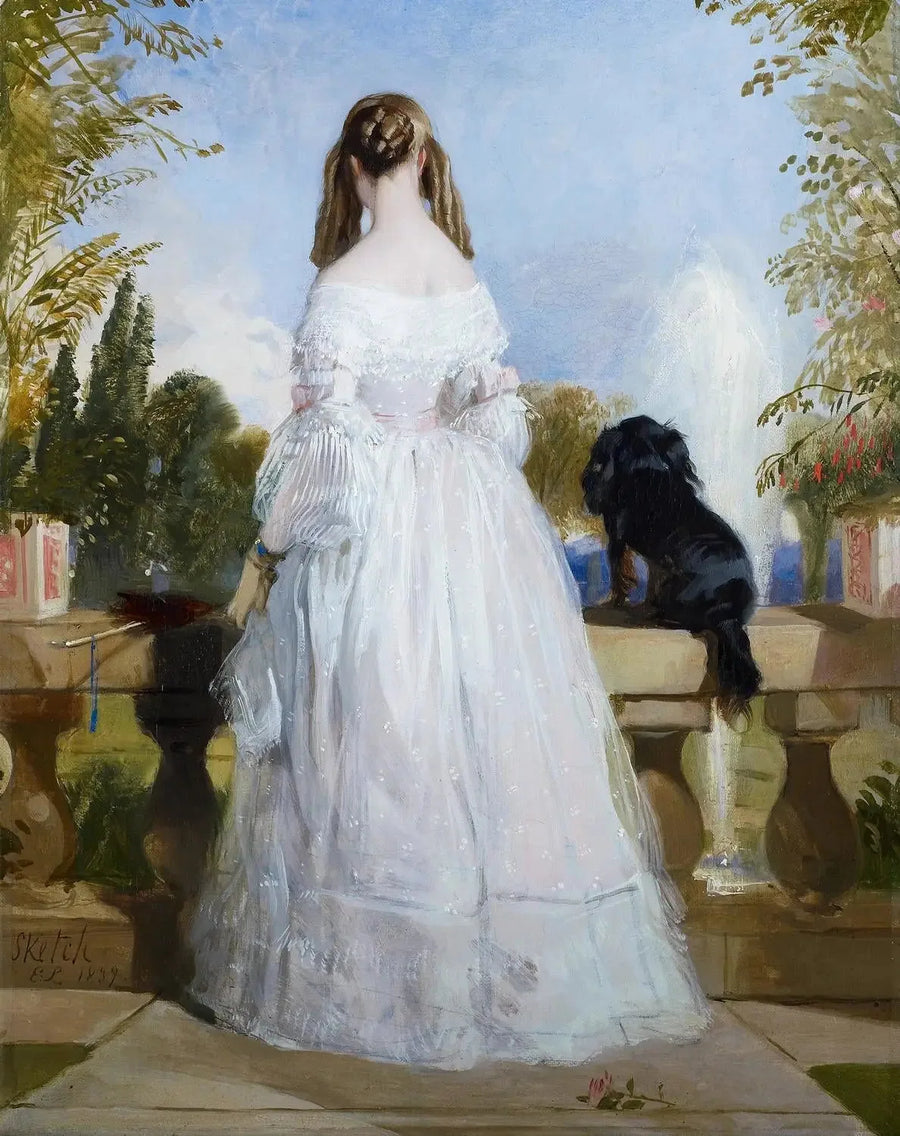 Prinses Victoria van Saksen-Coburg en Gotha (1822-1857) - Edwin Henry Landseer

Source:
Princesse Victoire de Saxe-Cobourg-Gotha (1822-1857) - Edwin Henry Landseer