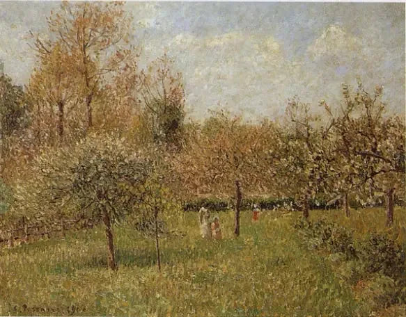 Lente in Éragny - Camille Pissarro
