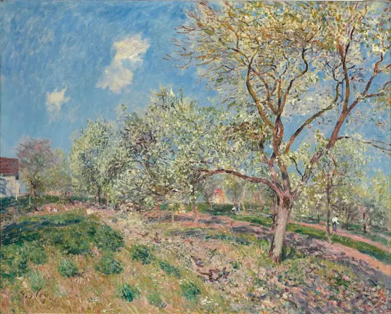 Lente in Veneux - Alfred Sisley