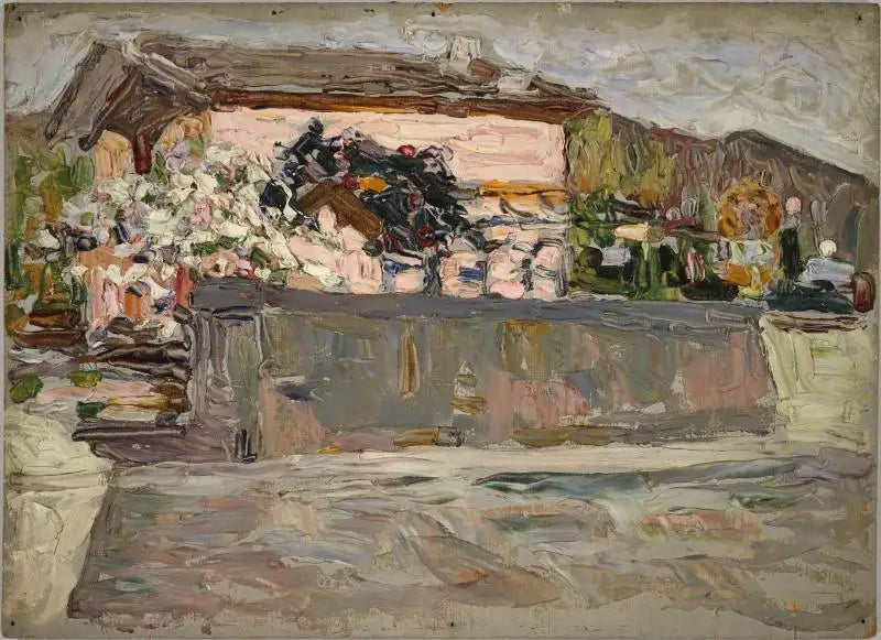 Lente, in de omgeving van Augsburg - Vassily Kandinsky