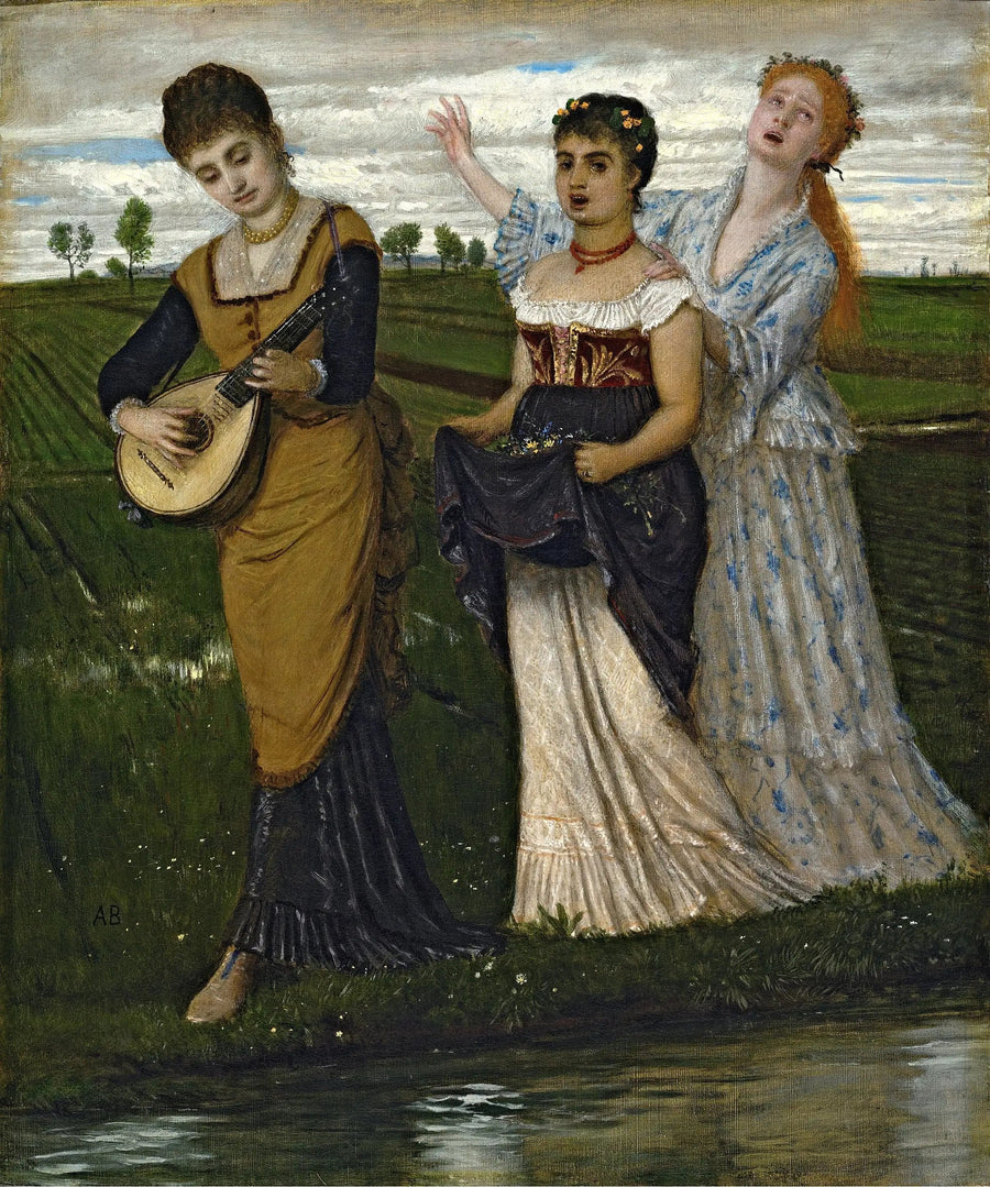 Lente (Liederen van de lente) - Arnold Böcklin

Source:
Printemps (Chants du printemps) - Arnold Böcklin
