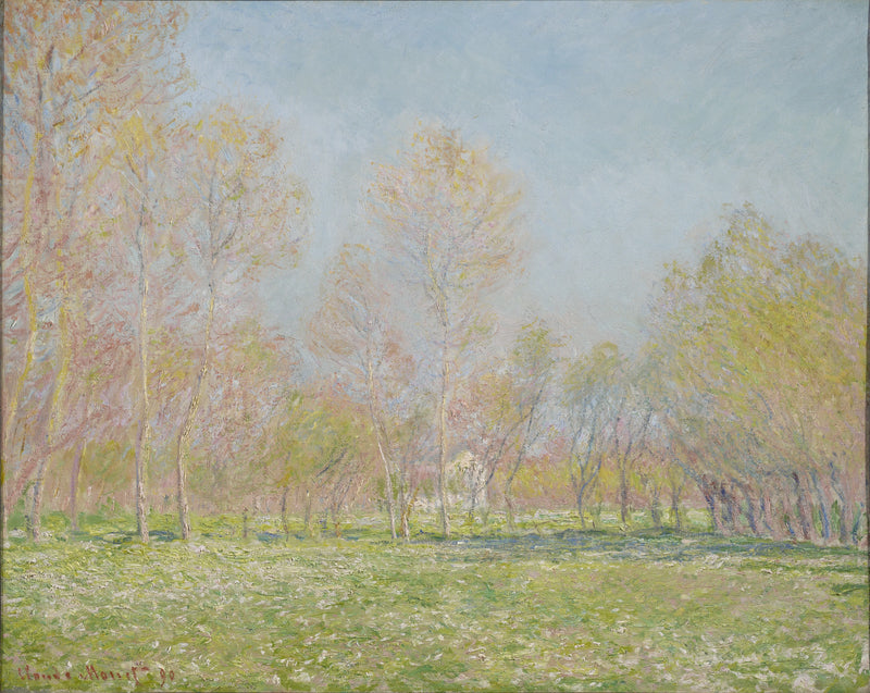 Lente in Giverny W1243 - Claude Monet