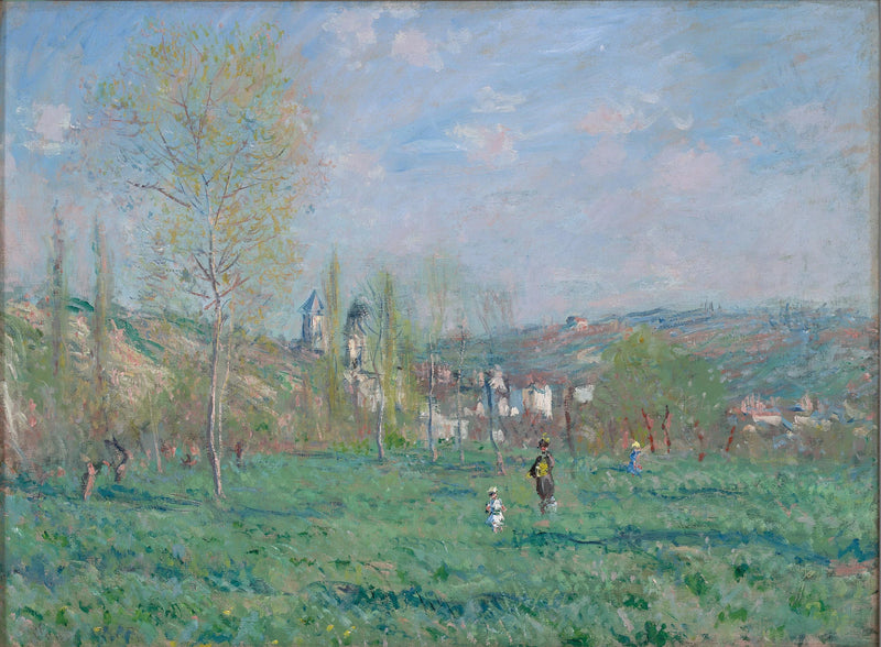 Lente in Vétheuil W579 - Claude Monet