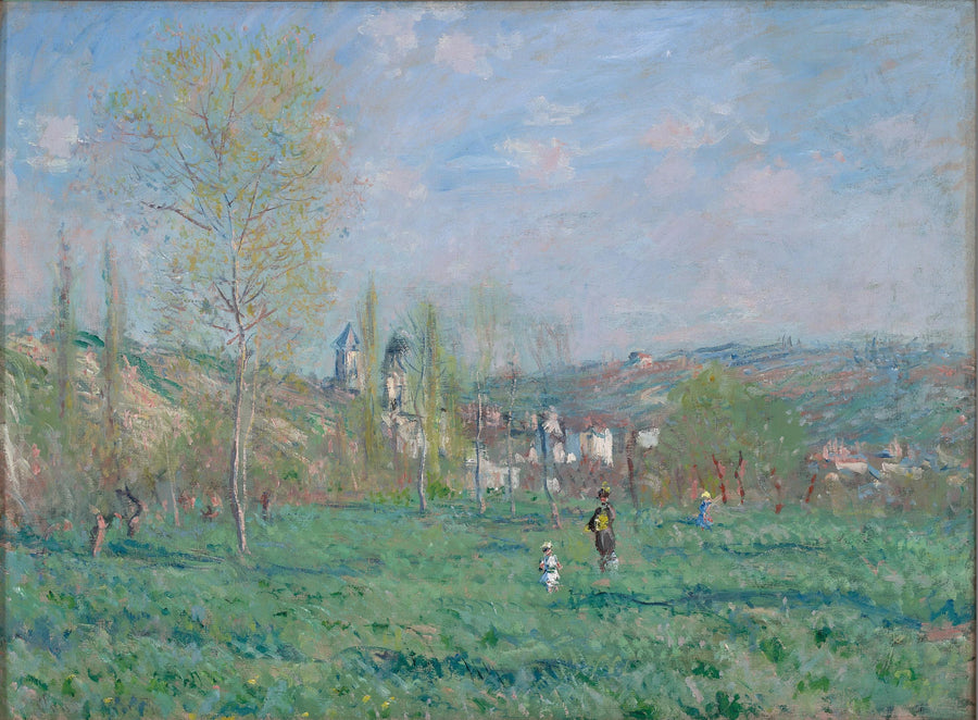 Lente in Vétheuil W579 - Claude Monet