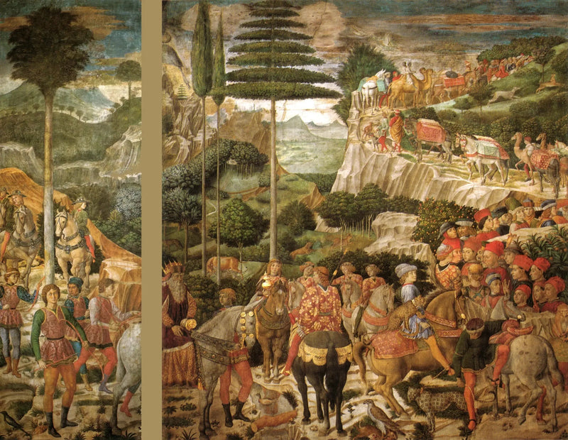 Processie van de oudste koning - Benozzo Gozzoli