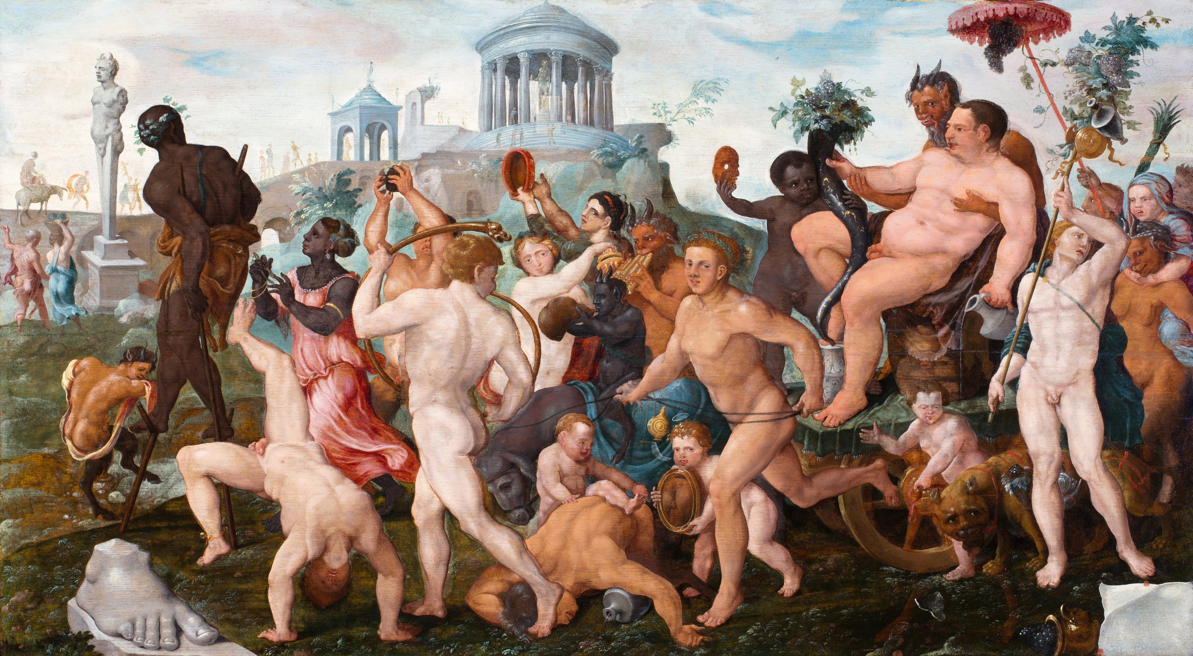Procession triomphale de Bacchus - Maarten van Heemskerck