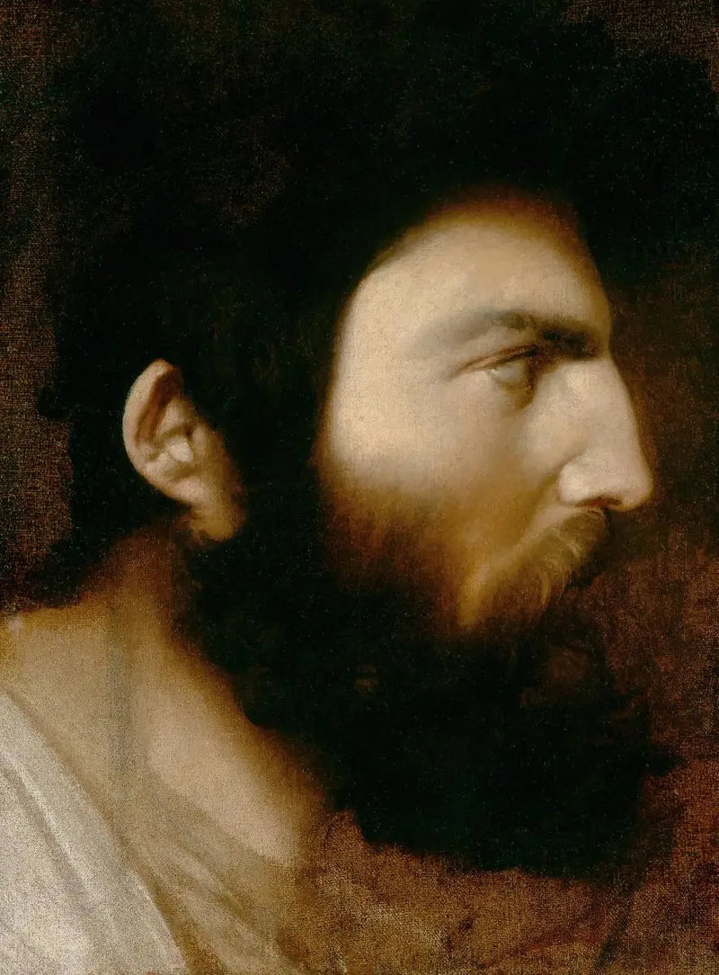 Baardman profiel - Jean-Auguste-Dominique Ingres