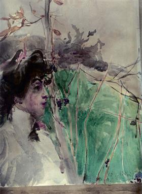 Vrouwelijk profiel - Giovanni Boldini
