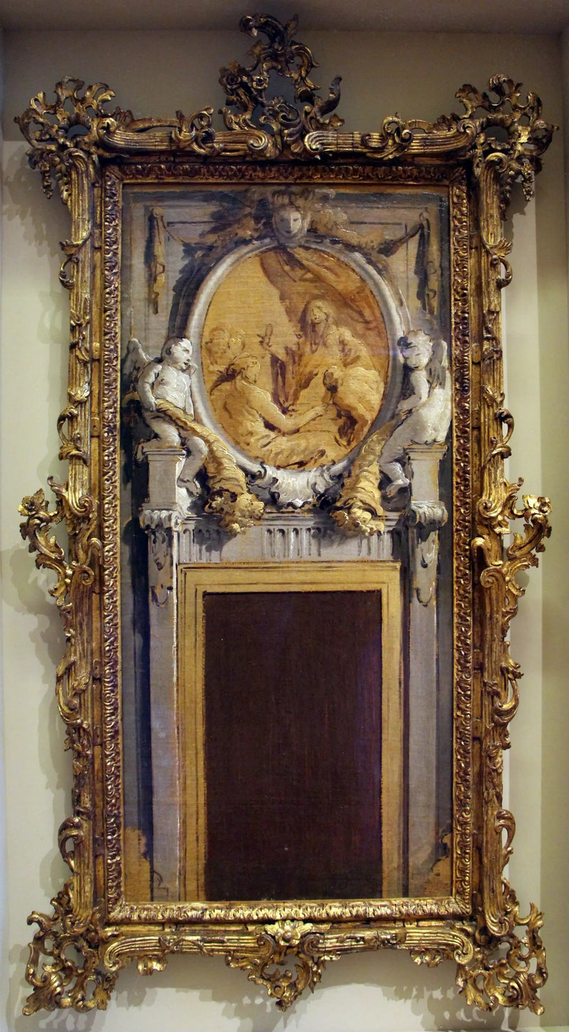 Decoratieproject voor een deuromlijsting - Giovanni Battista Tiepolo