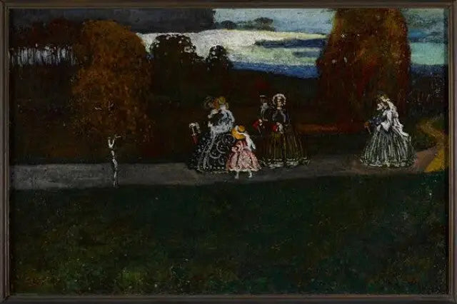 Wandeling (1904) - Vassily Kandinsky