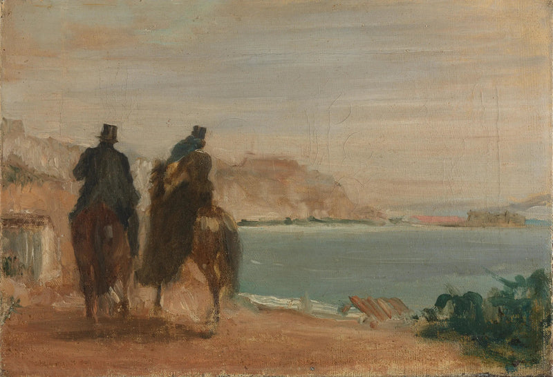 Wandeling aan de zee - Edgar Degas