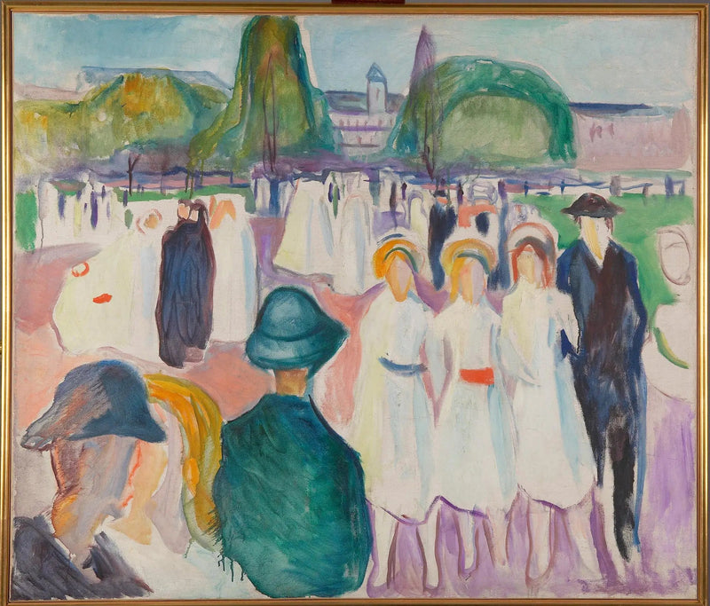Lentewandeling - Edvard Munch