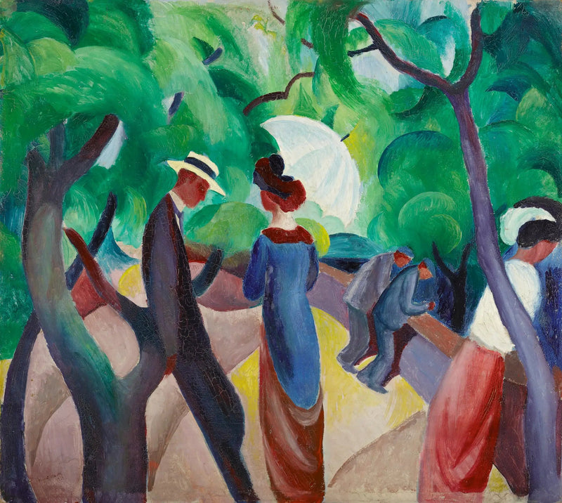 Wandeling - August Macke