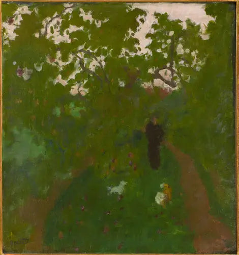 Wandeling in de tuin - Pierre Bonnard
