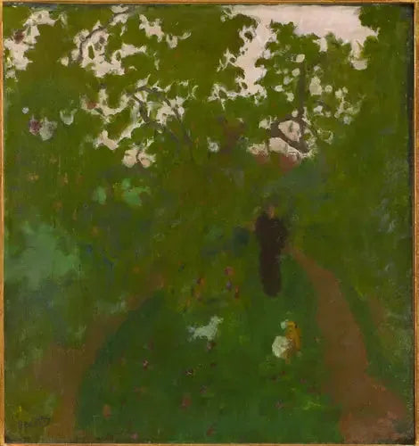 Wandeling in de tuin - Pierre Bonnard