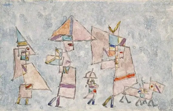 Promenade en Oriënt (Wandelgang in het Oriënt) - Paul Klee
