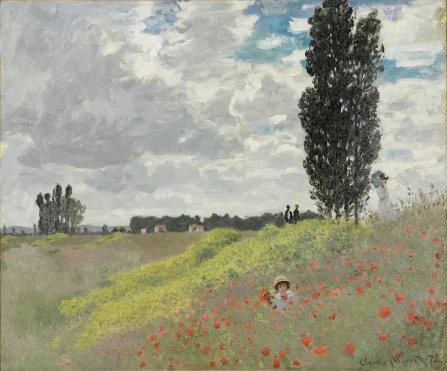 De wandeling in de prairies in Argenteuil W276 - Claude Monet