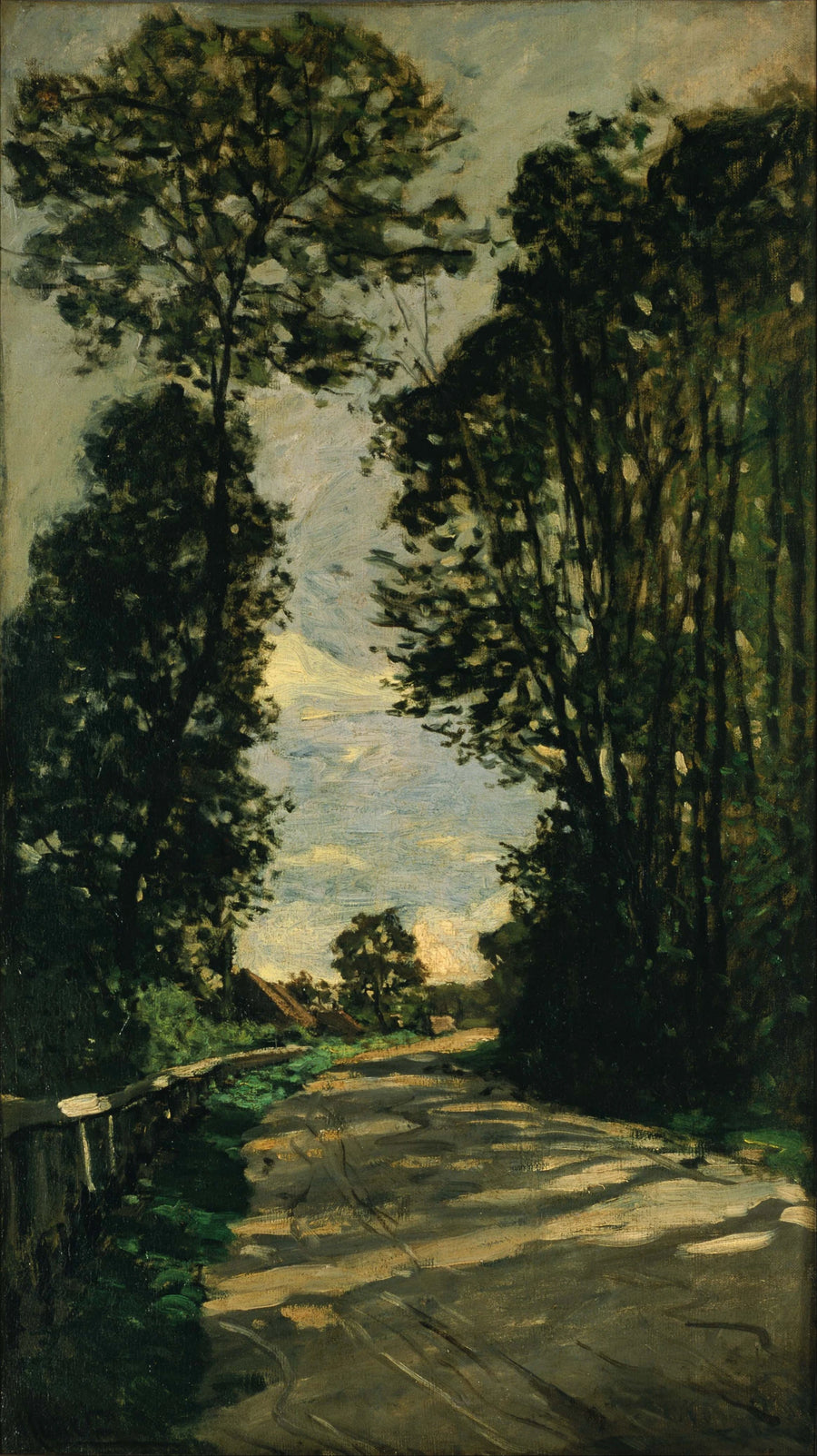 Wandeling, weg naar de boerderij Saint-Siméon W29 - Claude Monet