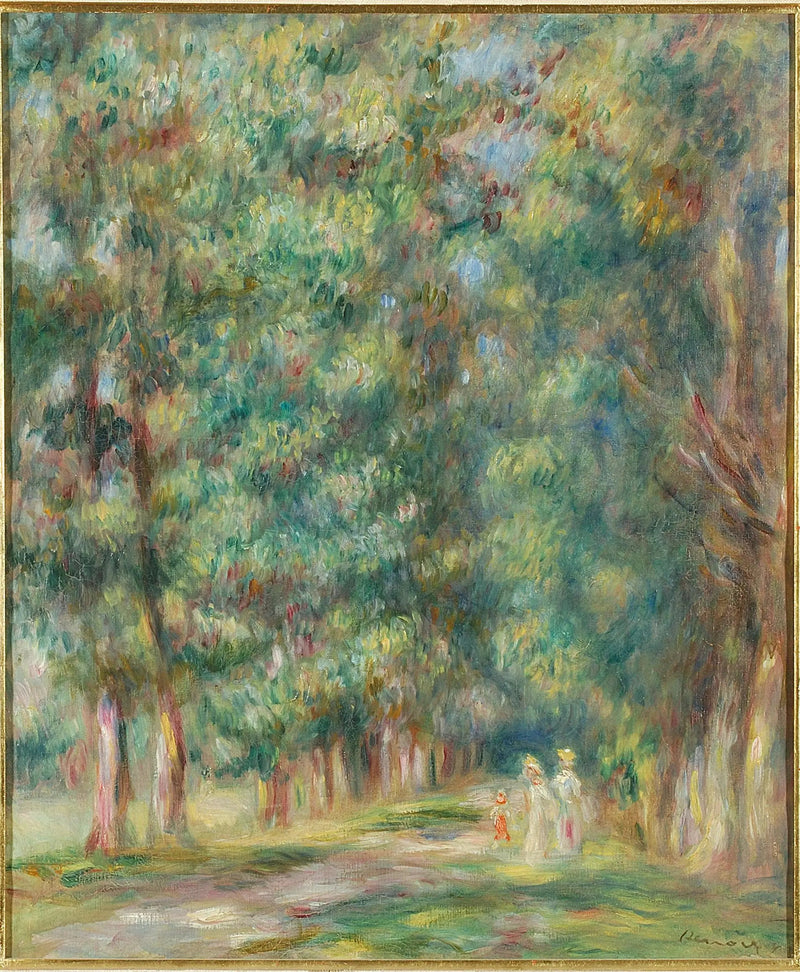 Wandeling, bos - Pierre-Auguste Renoir
