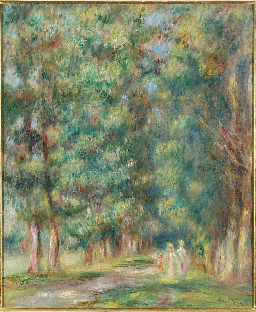 Wandeling, bos - Pierre-Auguste Renoir