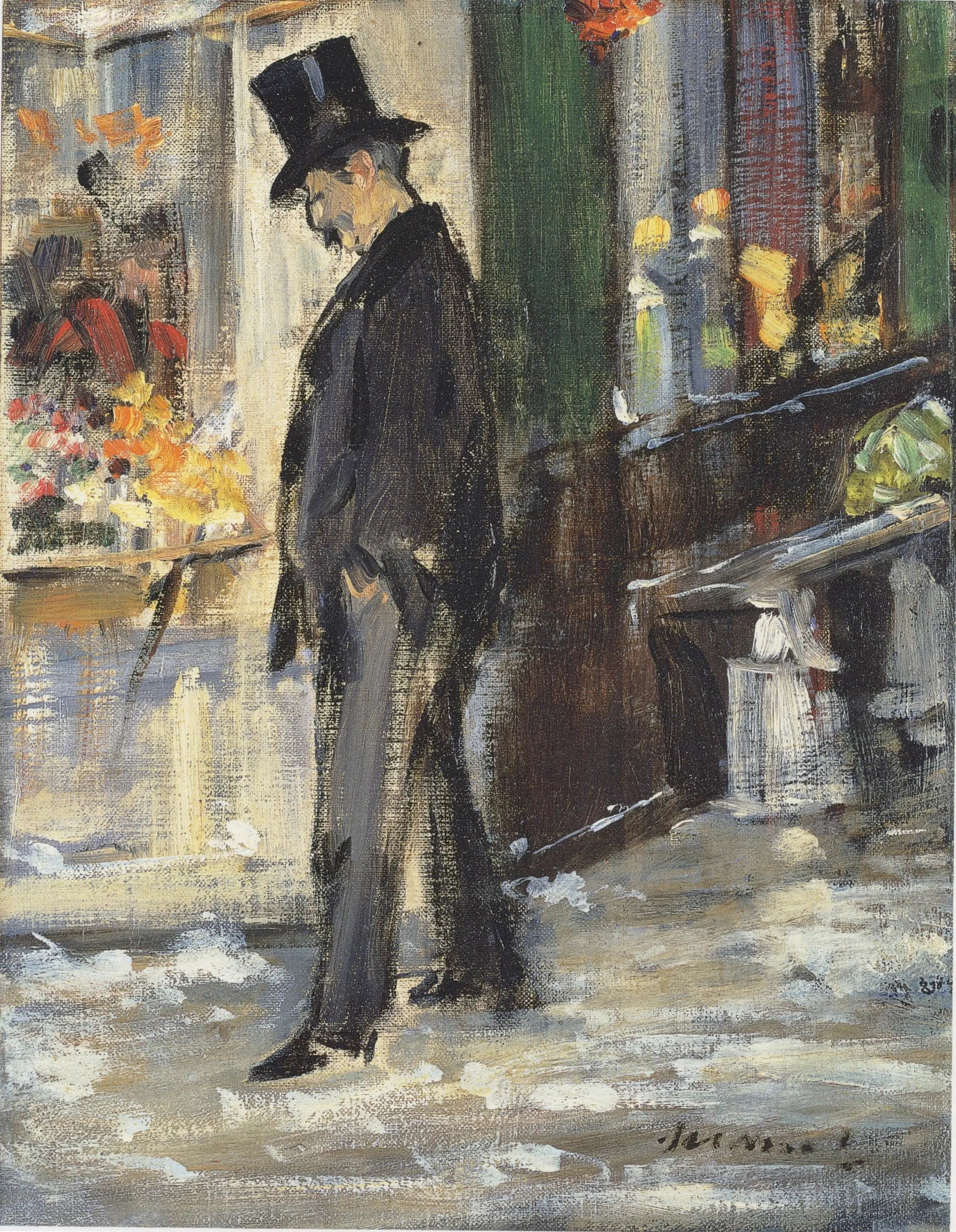 Promeneur - Édouard Manet image 1 tableau peint à l’huile sur toile
