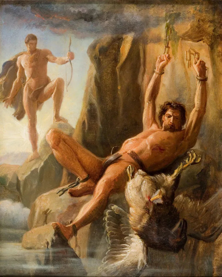 Prometheus losgemaakt - Carl Heinrich Bloch