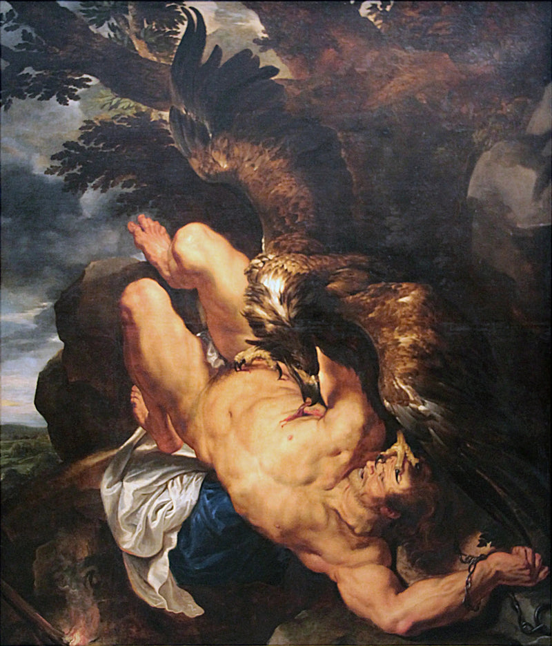 Prometheus gekruisigd - Peter Paul Rubens