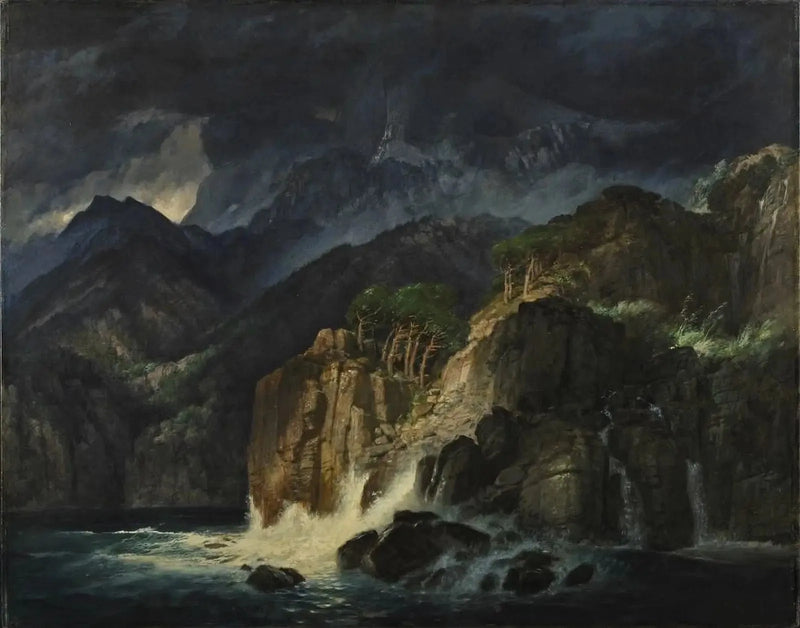 Arnold Böcklin - Reproductie van een schilderij in olieverf

Source:
Q126962243 - Arnold Böcklin