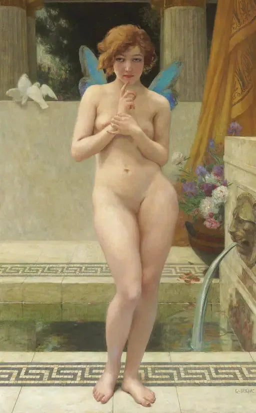 Psyché aan de Fontein - Guillaume Seignac