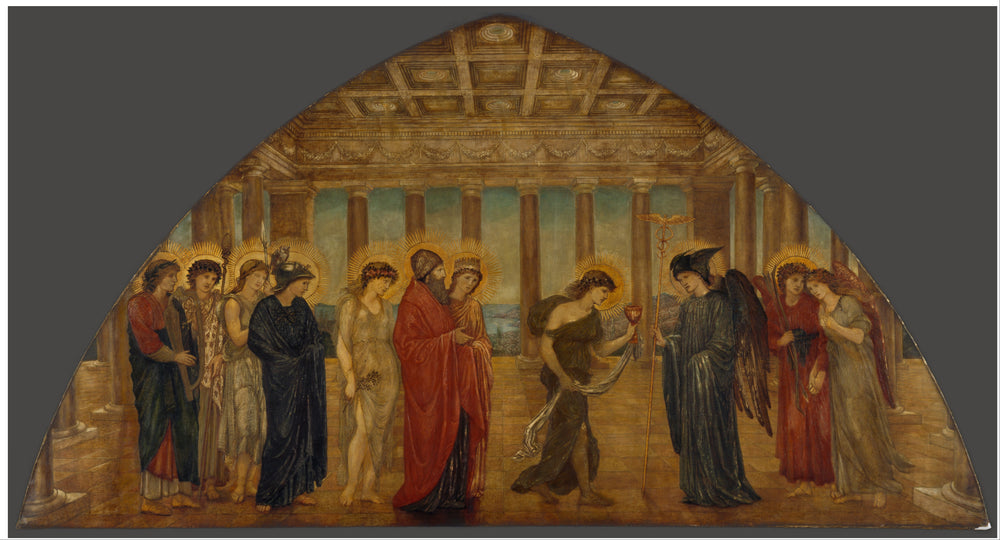 Psyché entrant dans les portails de l’Olympe - Edward Burne-Jones - Alpha Reproduction