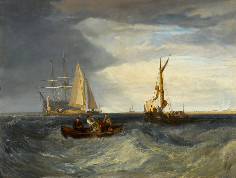 Purfleet en de Essex-kust gezien vanuit Long Reach - J. M. W. Turner
