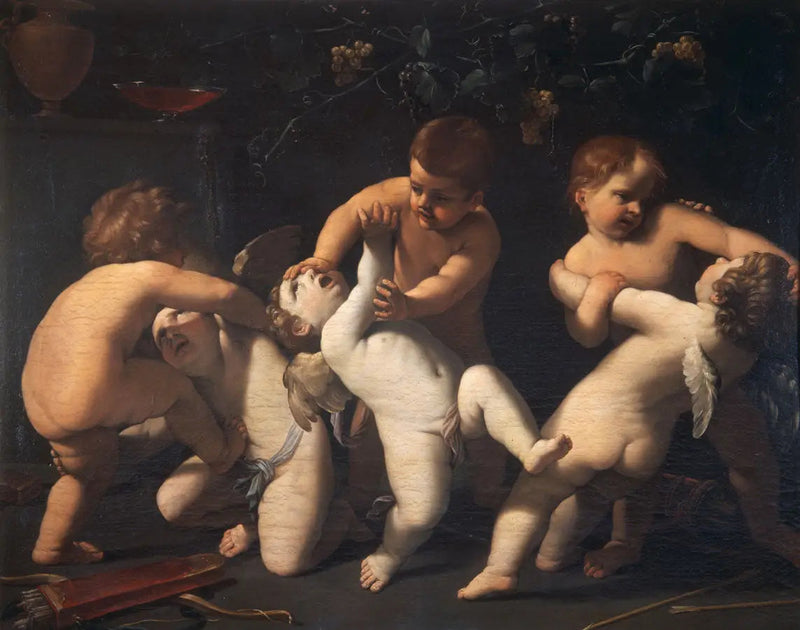 Strijdende putti - Guido Reni