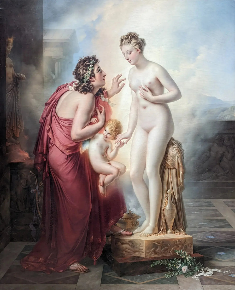 Pygmalion verliefd op zijn standbeeld - Anne-Louis Girodet

Source:
Pygmalion amoureux de sa statue - Anne-Louis Girodet
