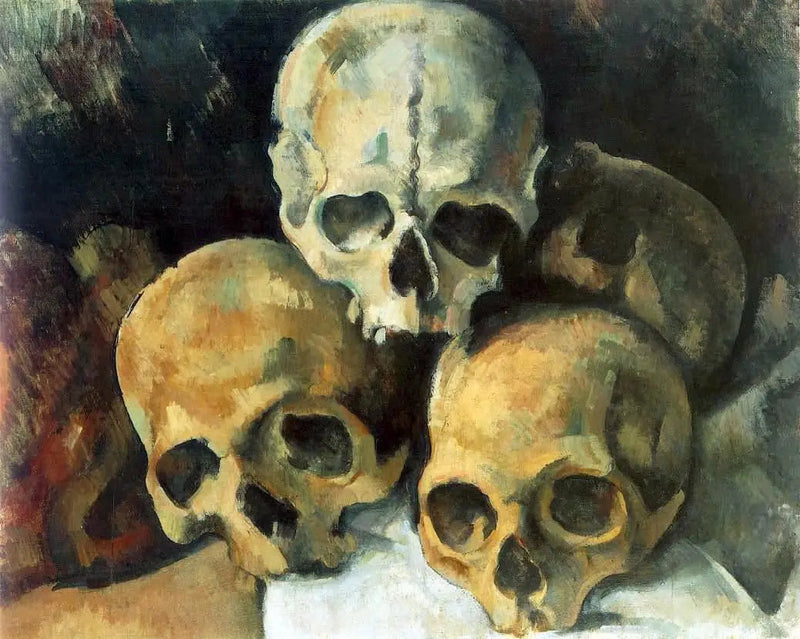 Schedelpiramide - Paul Cézanne