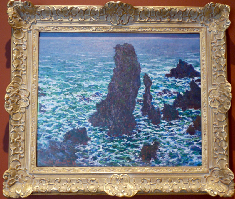 De piramides in Port-Coton W1086 - Claude Monet