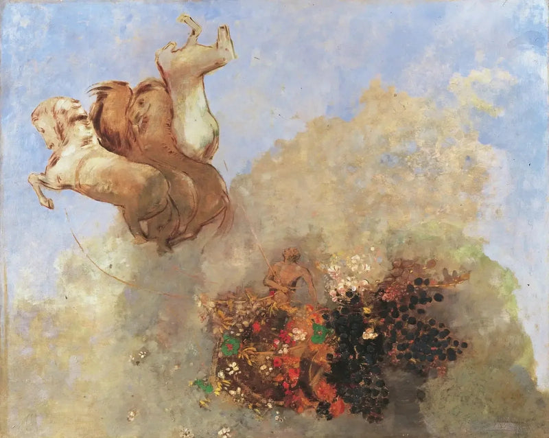 Quadrige, de wagen van Apollo - Odilon Redon