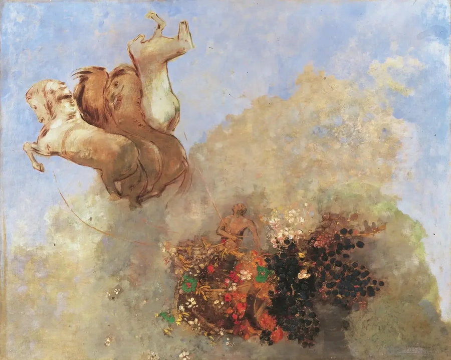 Quadrige, de wagen van Apollo - Odilon Redon